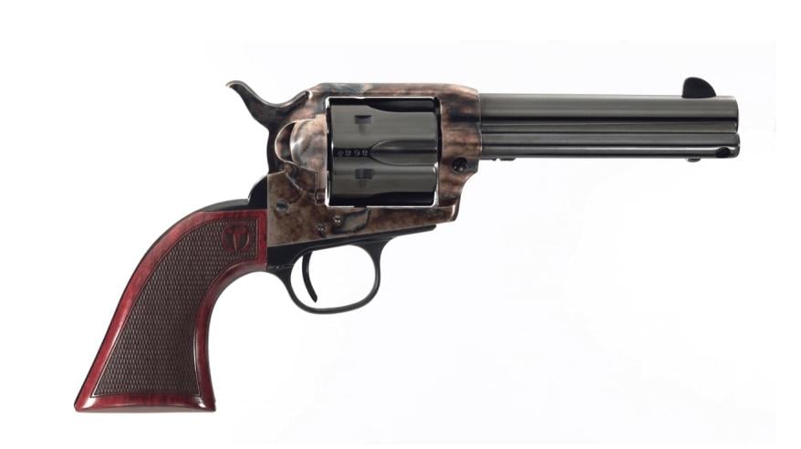Taylor's & Co Uberti Smokewagon Short Stroke 4.75" Walnut Grip 357 Magnum/ 38 Special